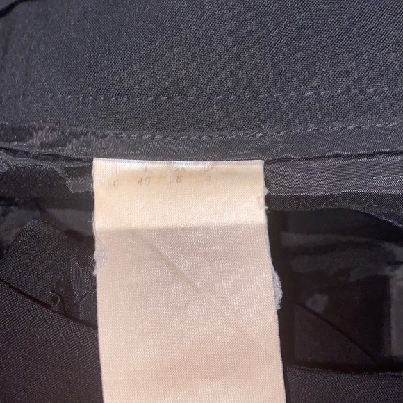 Hugo Boss Black Trousers Belt Loops Flare Leg Size 4 - Picture 8 of 13
